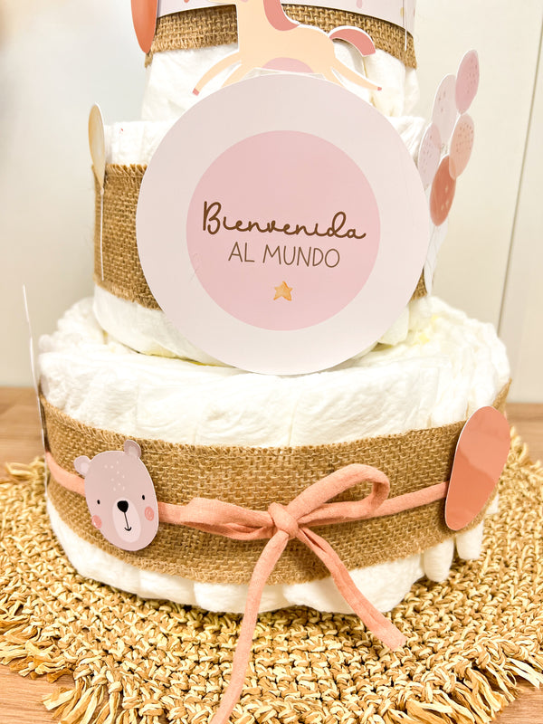 TARTA PAÑALES PERSONALIZADA BALLOON