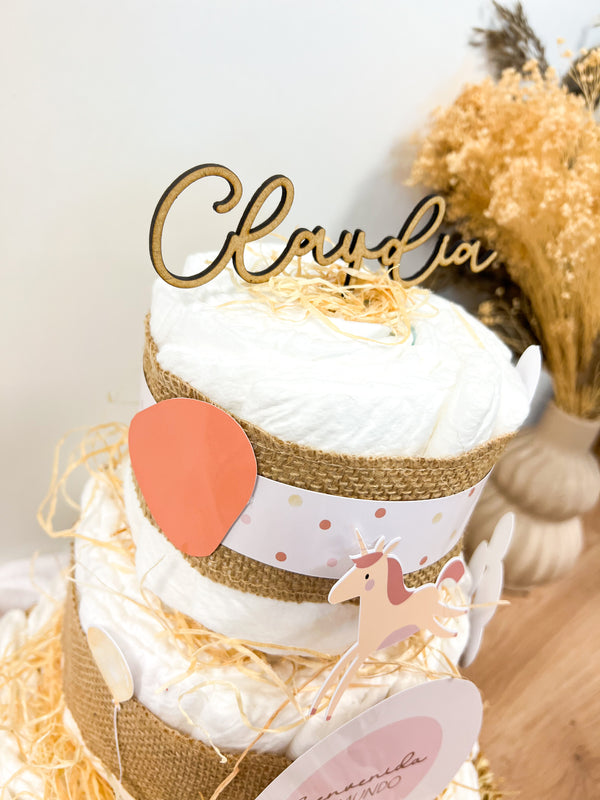 TARTA PAÑALES PERSONALIZADA BALLOON