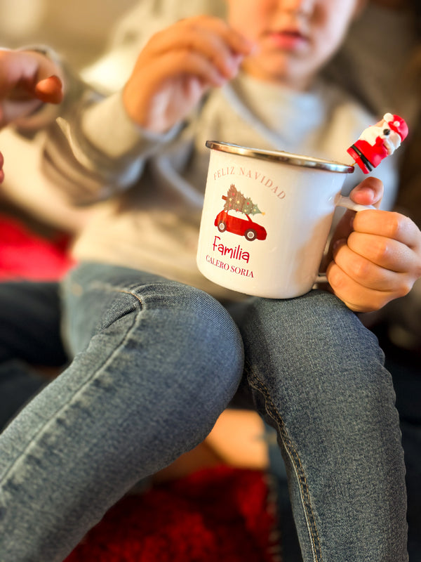 TAZA NAVIDAD COCHE RETRO - Ohana Details