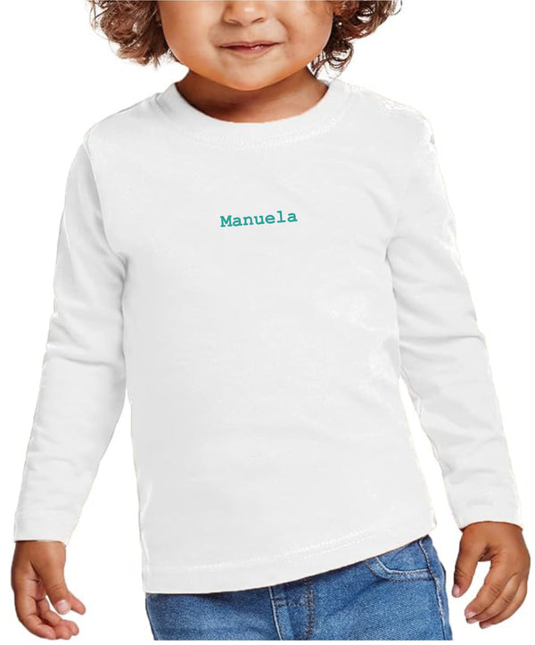 CAMISETA GORDITA BEBÉ M/L LETTERS - Ohana Details